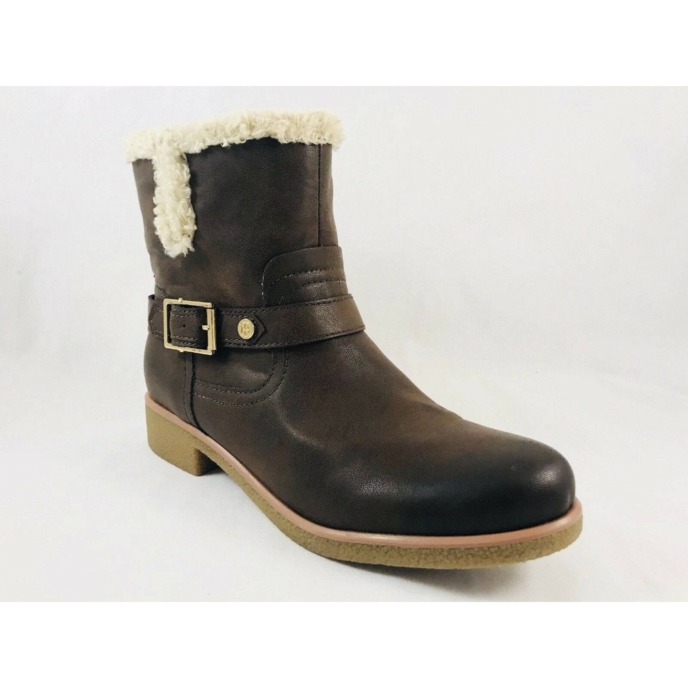 Tommy Hilfiger Drama Brown Leather Bootie